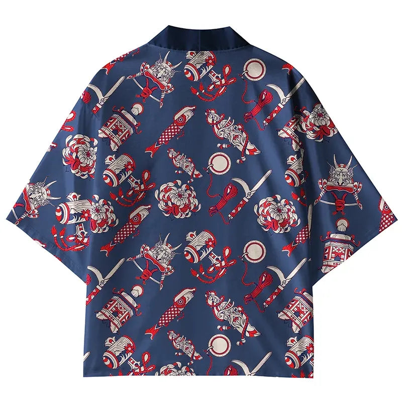 Japanese chrysanthemum kimono cardigan on sale