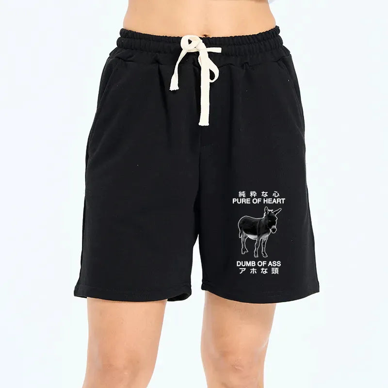 Kyoto-Lion Pure Of Heart Dumb Of Ass Unisex Shorts