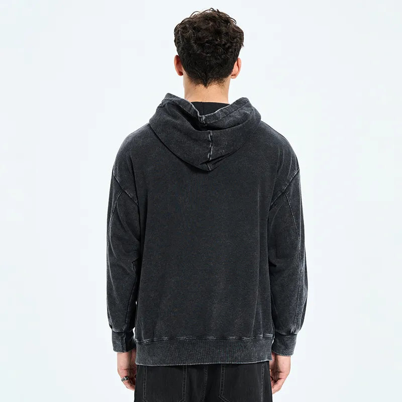 Kyoto-Lion Sparkly Wild Bird Washed Hoodie