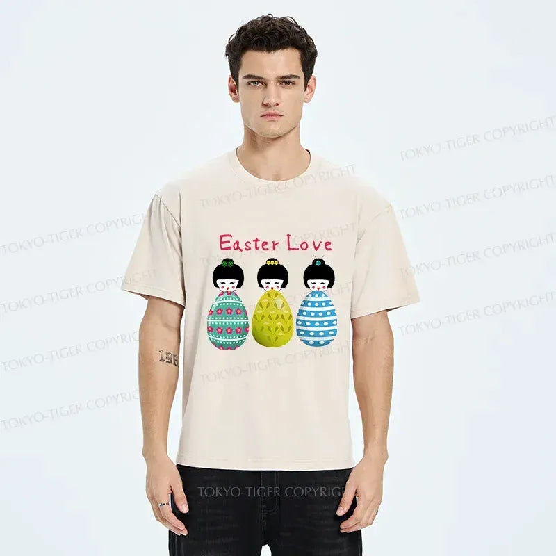 japanese vintage washed t-shirt for daily wear
