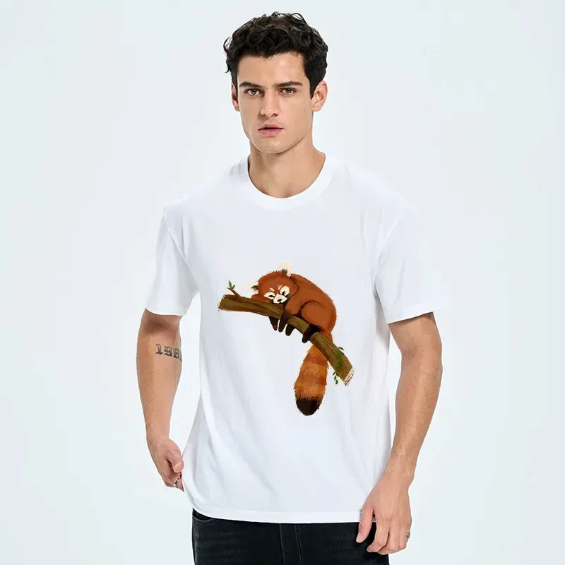 Japanese Culture Red Panda T-Shirt for Gift