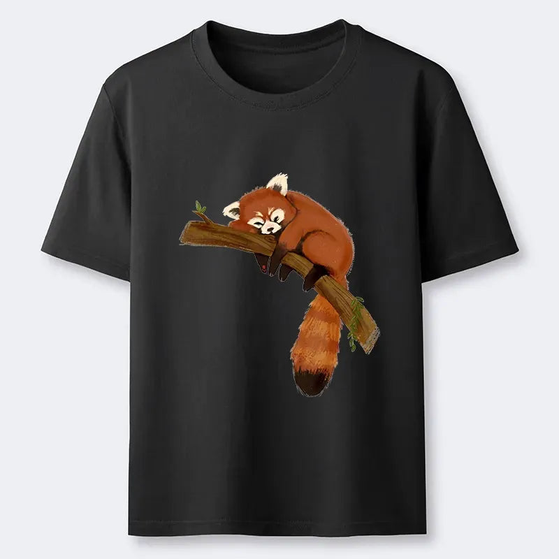 Japanese Culture Red Panda T-Shirt for Gift