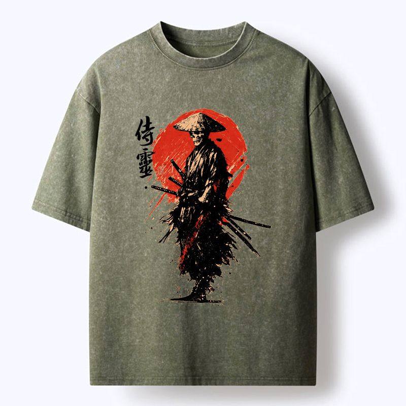 Japanese vintage samurai t-shirt