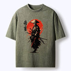 Japanese vintage samurai t-shirt