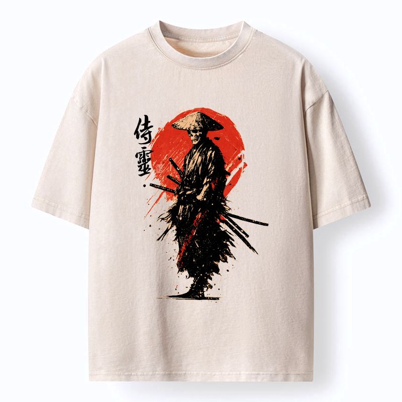 Kyoto Lion ghost samurai t-shirt