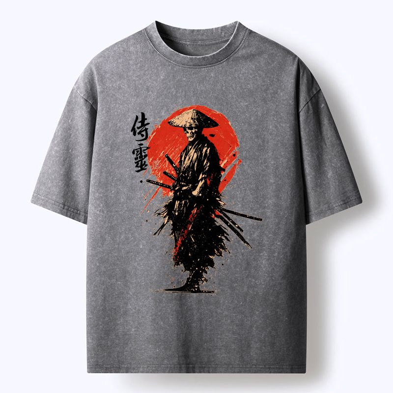 Kyoto Lion ghost samurai t-shirt