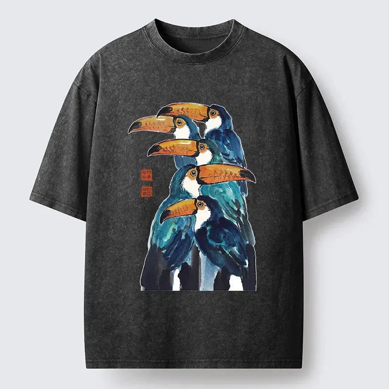 Blue Watercolor T-Shirt with Free Shipping