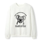 Quiet Minds Big Plans Waffle Sweatshirt