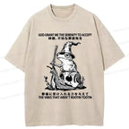 Kyoto-Lion God Grant Me The Serenity Washed T-Shirt