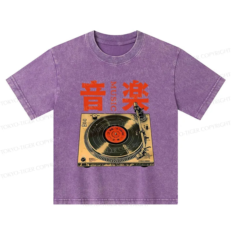 Japanese Vintage Washed Kids T-Shirt