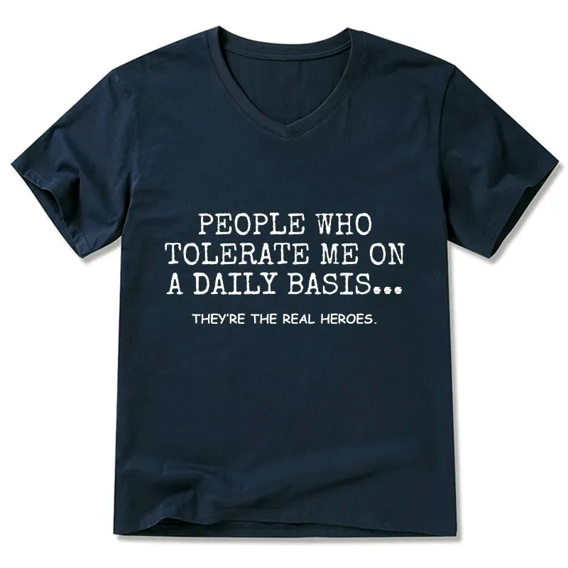 humorous hero quote casual tee