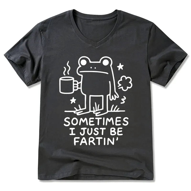 Comfortable Classic V-Neck T-Shirt for Summer