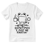 Kyoto-Lion Sometimes A Frog Just Needs To Fart V-Neck Classic T-Shirt