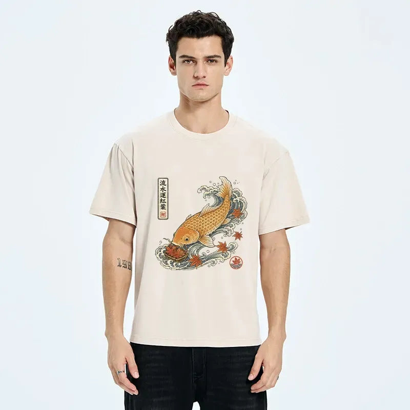 Vintage Kyoto Lion T-Shirt for Daily Wear