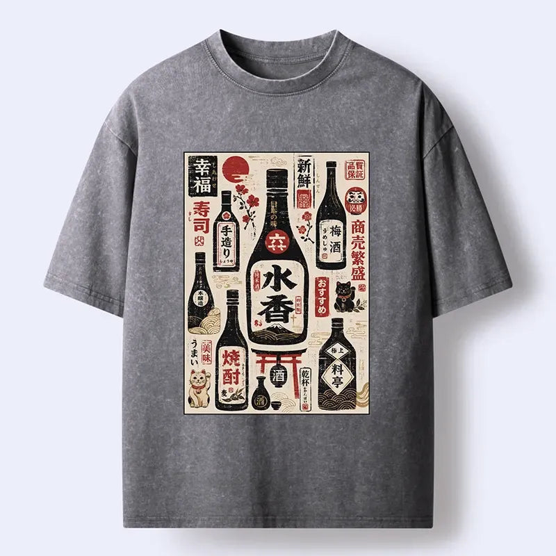 Fortune Cats Unisex Cotton Tee for Casual