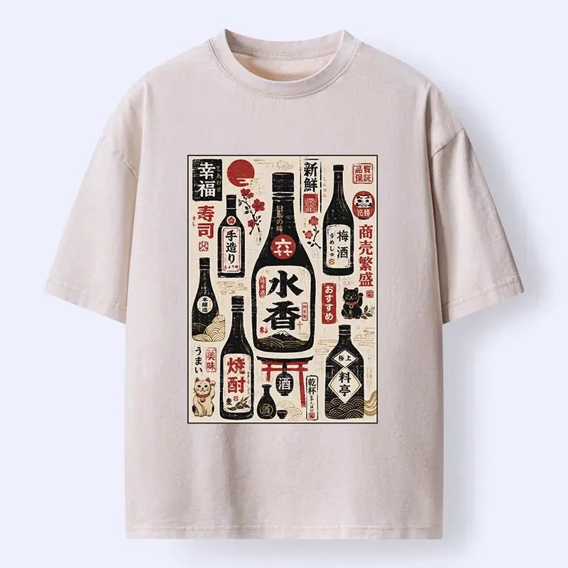 Fortune Cats Unisex Cotton Tee for Casual