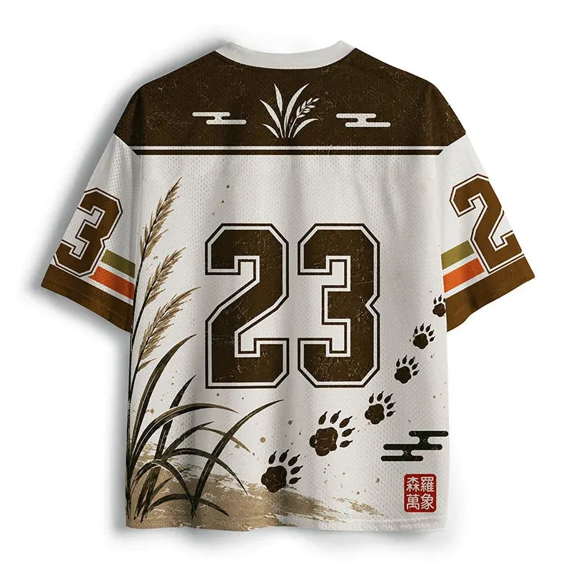Kyoto-Lion Cute Capybaras Mesh Jersey