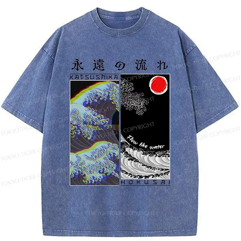 Vintage Kyoto-Lion Washed T-Shirt Free Shipping
