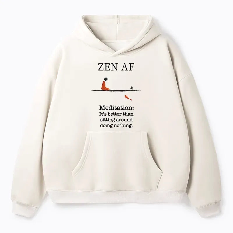 Japanese Zen Meditation Hoodie for Men