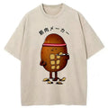 Kyoto-Lion Muscle Builder Potato Washed T-Shirt