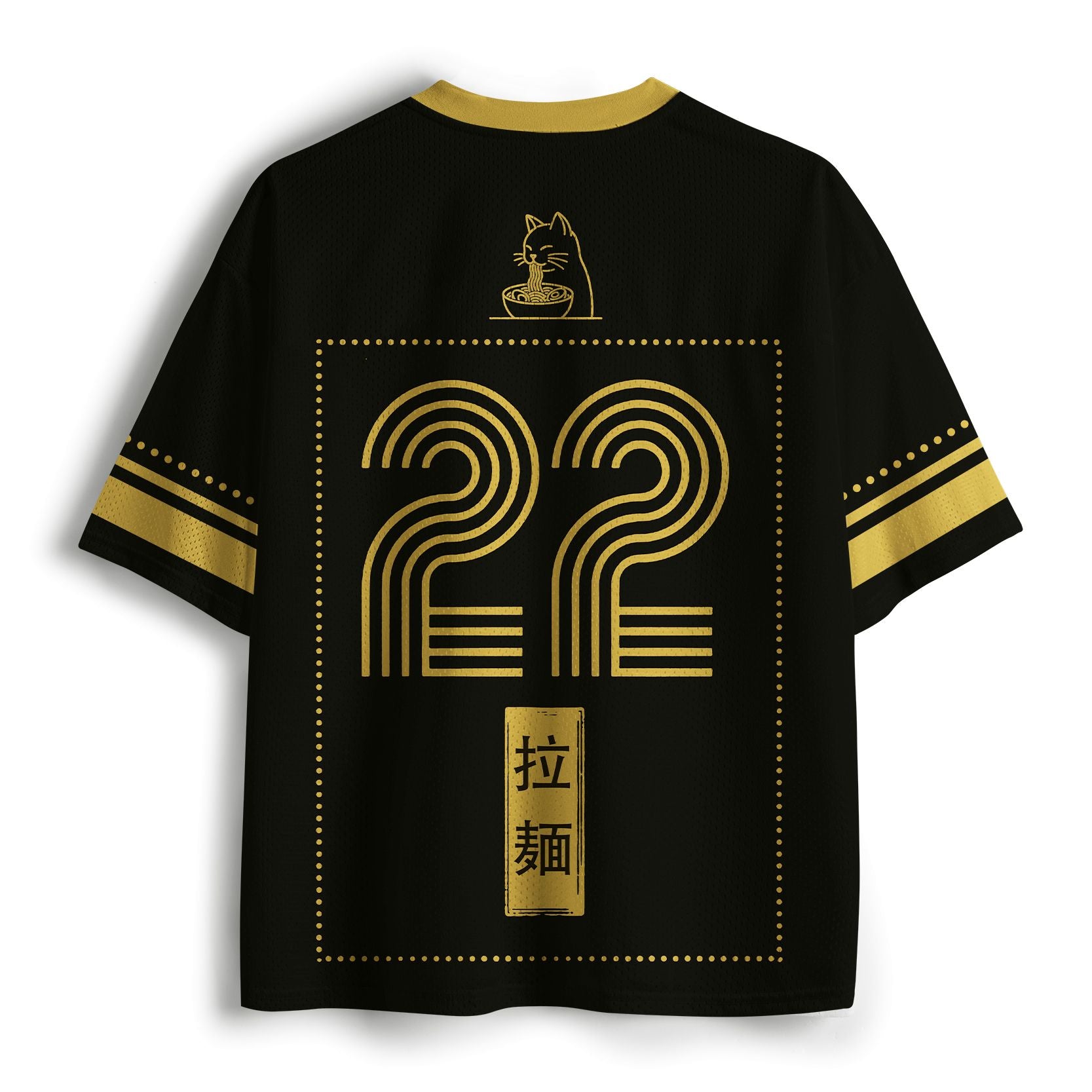 Japanese Cat Mesh Jersey for Summer Vacation
