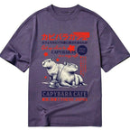 japanese capybara cafe t-shirt