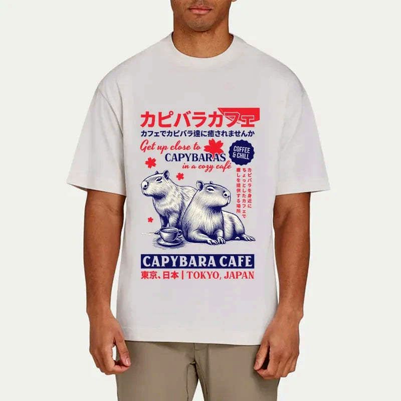 kyoto lion capybara shirt gift idea