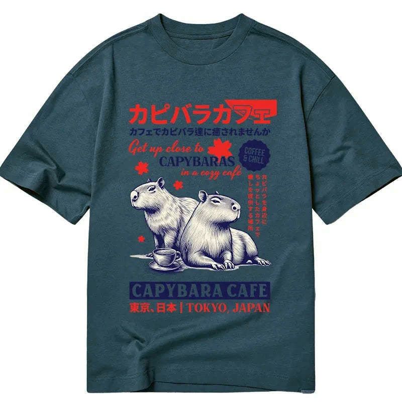 Kyoto-Lion Tokyo Japan Capybara Cafe Classic T-Shirt