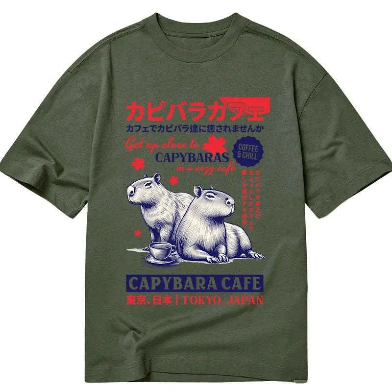 Kyoto-Lion Tokyo Japan Capybara Cafe Classic T-Shirt