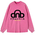 Kyoto-Lion DNB Japan Washed Long Sleeve T-Shirt