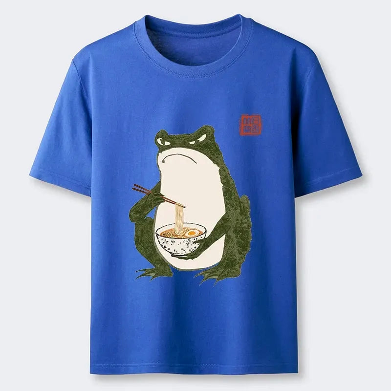 Grumpy Frog Ramen T-Shirt Gift Idea