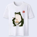Japanese Vintage Frog Ramen Tee for Daily Wear
