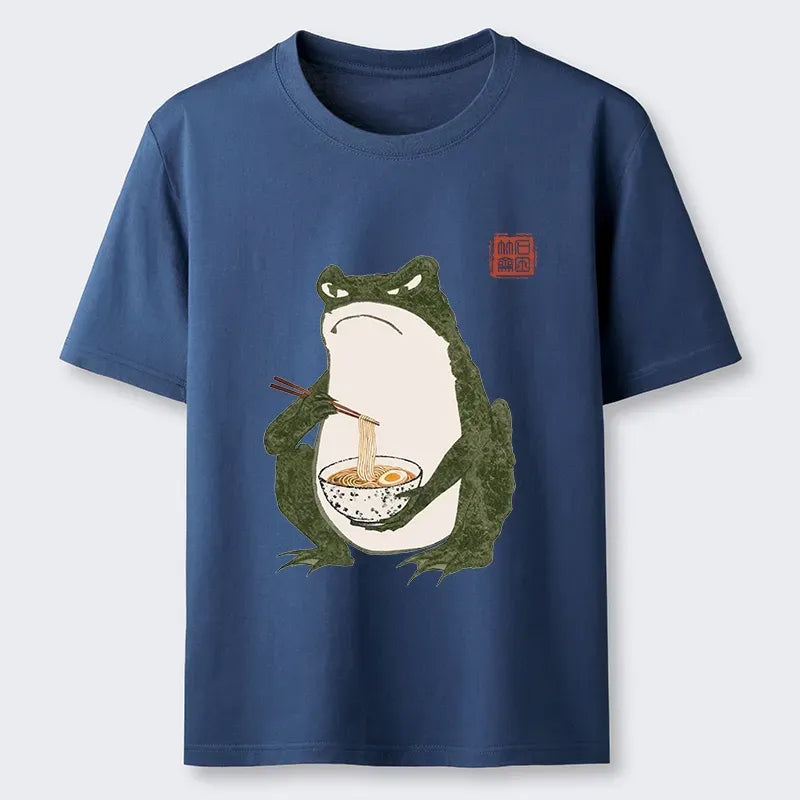Classic Japanese Streetwear T-Shirt for Vacation
