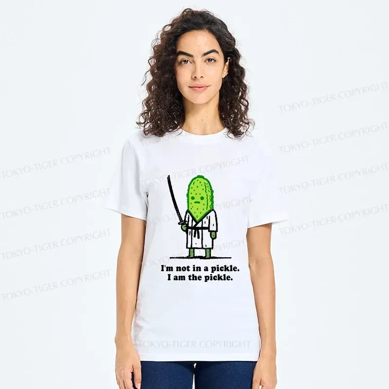 Kyoto-Lion Funny Cucumber Samurai Classic T-Shirt