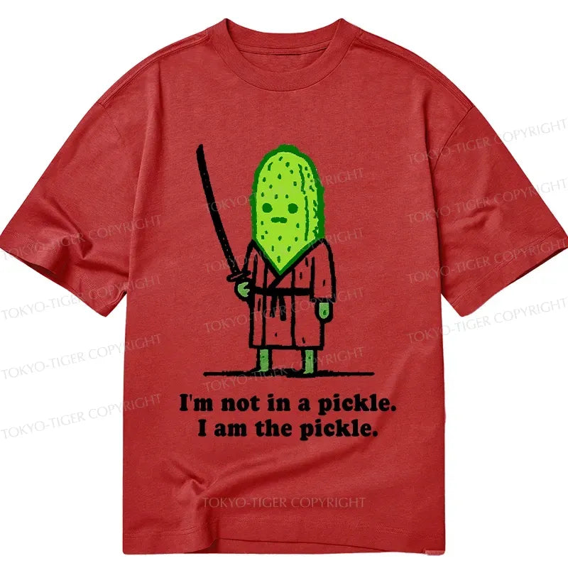 Kyoto-Lion Funny Cucumber Samurai Classic T-Shirt