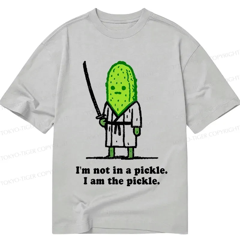 Funny Samurai Cucumber T-Shirt for Daily Wear