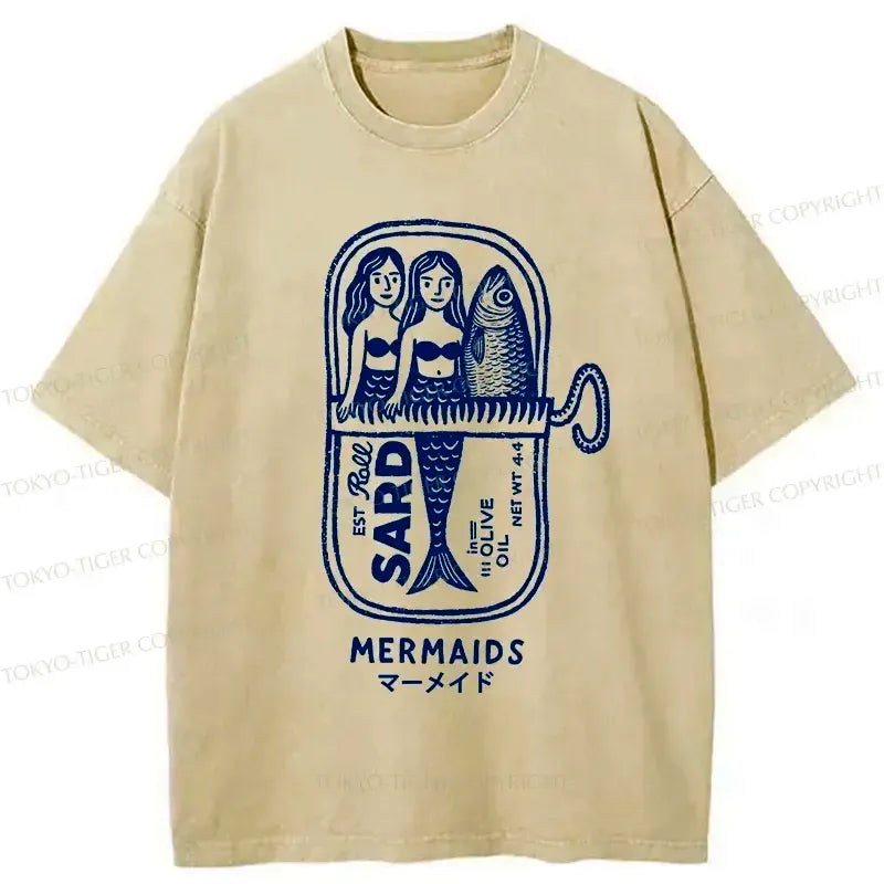 Japanese Washed T-Shirt for Summer