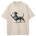 Funny Middle Finger Dachshund Unisex Tee