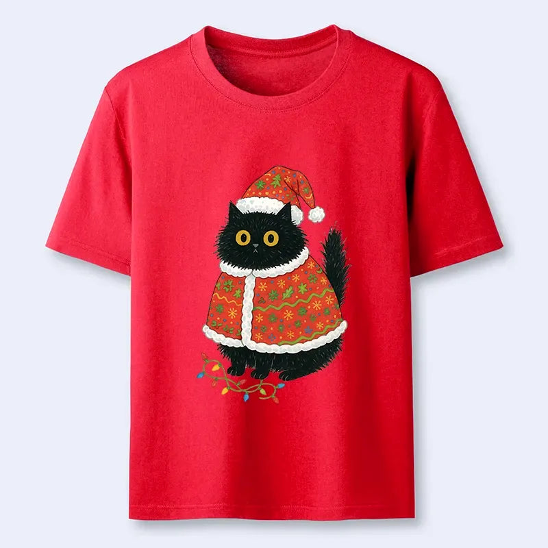 Vintage Kyoto Cat Christmas Tee