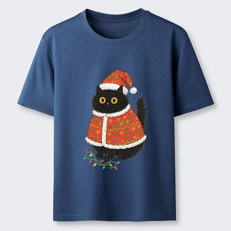 Vintage Kyoto Cat Christmas Tee