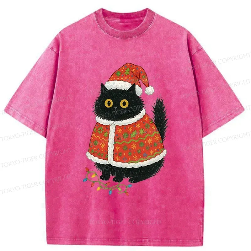 Vintage Japanese Cat T-Shirt for Daily Wear