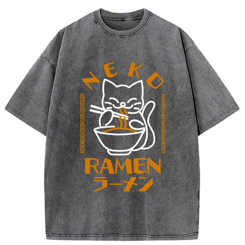 kyoto lion washed t-shirt streetwear