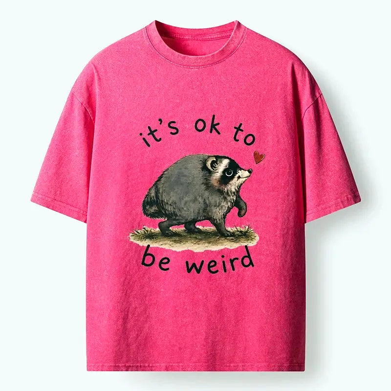 Japanese Vintage Raccoon T-Shirt for Summer