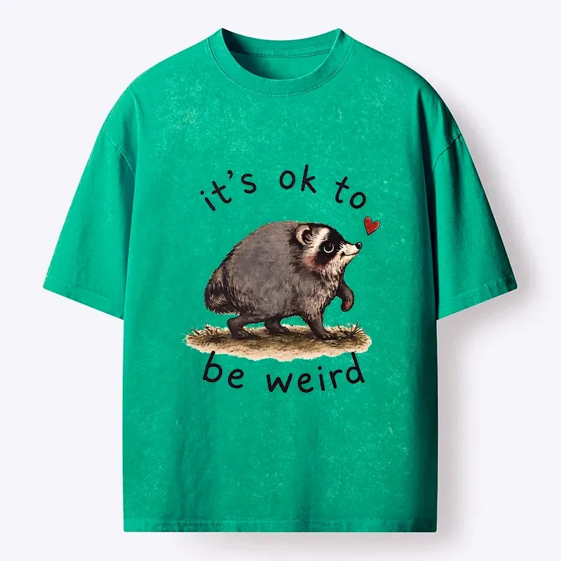 Kyoto-Lion Funny Raccoon T-Shirt on Sale