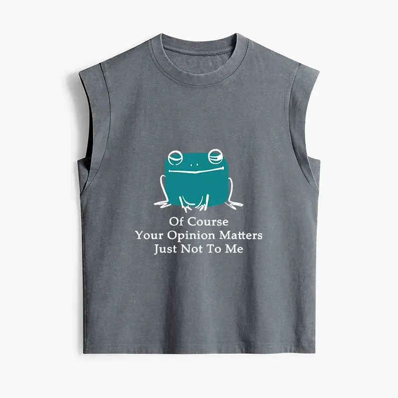 Washed Women's Tank Top for Summer