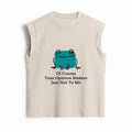 Japanese Frog Unbothered Tank Top