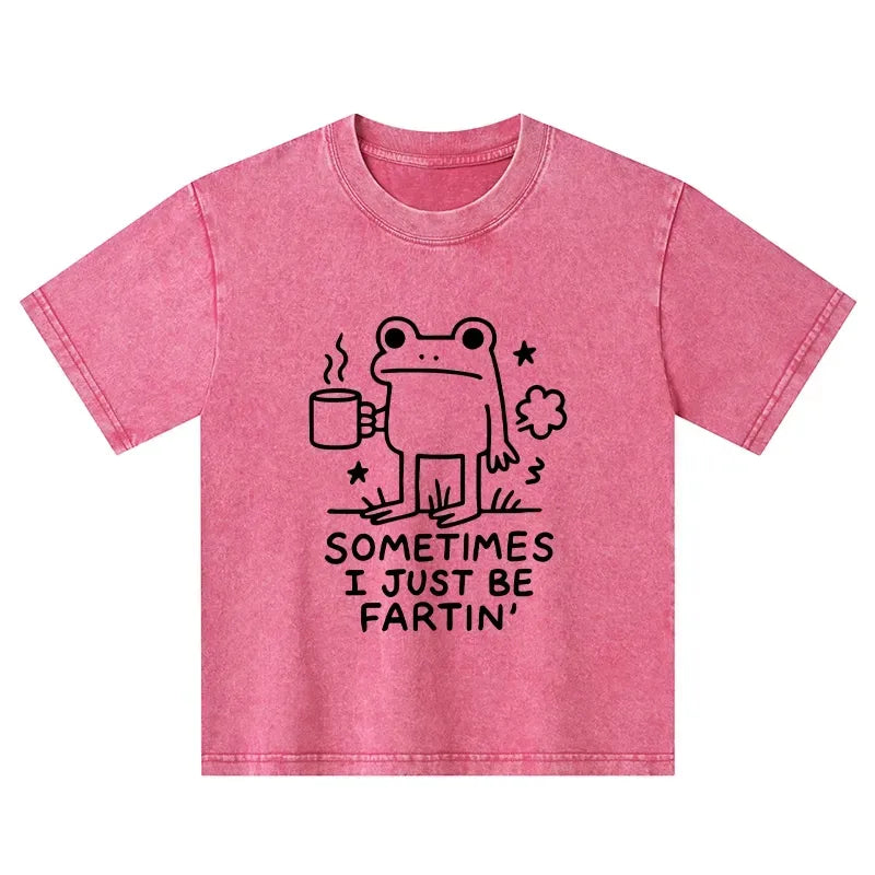 Washed Unisex Kids T-Shirt Gift Idea