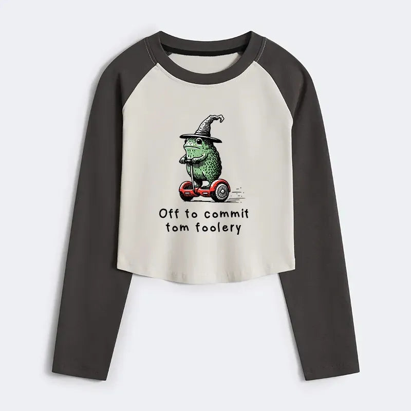 Japanese Frog Crop Top for Summer