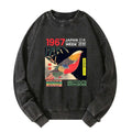Kyoto-Lion Art Studio Exhibition Japanese Washed Sweatshirt