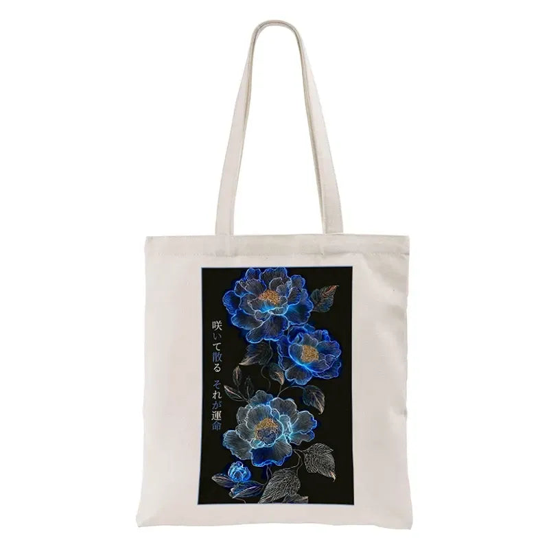 Kyoto-Lion The Sea Of Flowers In The Darkness Tote Bag